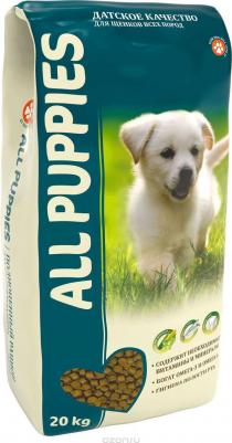 Сухой корм для щенков All Puppies, злаки, мясо, овощи, рыба, 2.2кг – фото 2