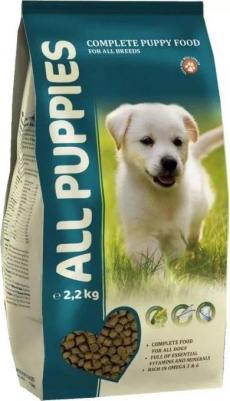 Сухой корм для щенков All Puppies, злаки, мясо, овощи, рыба, 2.2кг – фото 4
