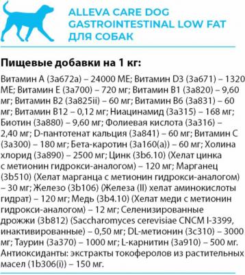 Сухой корм для собак Care Gastrointestinal Low Fat с низким содержанием жира, 12кг – фото 6