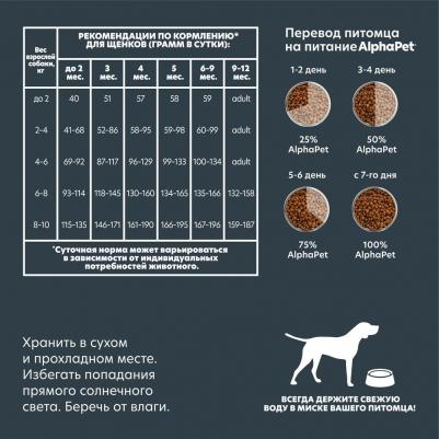SUPERPREMIUM 500 гр сухой корм для щенков, беременных и кормящих собак мелких пород с ягненком и индейкой – фото 8