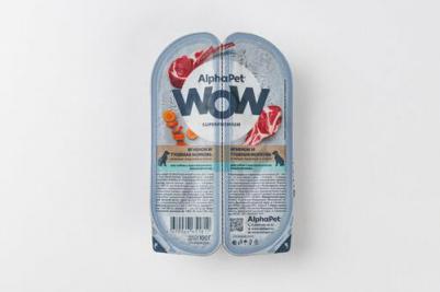 Влажный корм для собак, ломтики ягненка и моркови в соусе, 100г х 15шт – фото 5