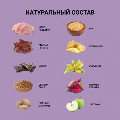 Sensitive Adult All Breeds Сухой корм для собак с чувствительным пищеварением, c индейкой и рисом, 12 кг – фото 2