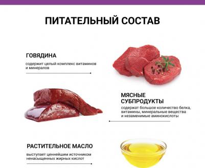 Влажный корм для собак средних и крупных пород, с говядиной, 750 гр – фото 6