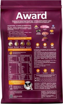 сухой корм для взрослых собак средних пород с индейкой и курицей с добавлением моркови и черной смородины 4630147175772 – фото 3