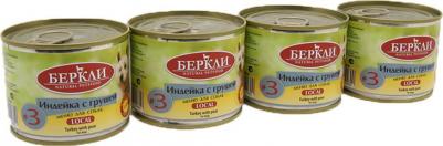 Корм для собак №3 Индейка с грушей, конс 200г – фото 4