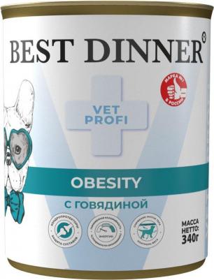 Консервы для собак Vet Profi Obesity, с говядиной, 12 шт по 340 г – фото 2