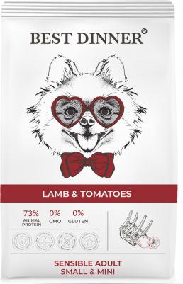 Корм для собак Adult Sensible для мелких пород, ягненок с томатами сух. 3кг – фото 19
