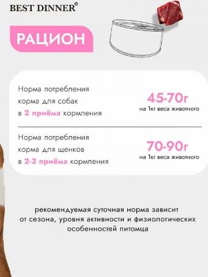 Корм влажный Exclusive Gastro Intestinal Телятина с потрошками для собак 100 г – фото 17
