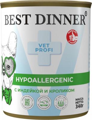 Корм влажный Exclusive Hypoallergenic с индейкой и кроликом для собак 340 г – фото 6