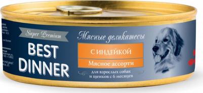 Корм влажный Super Premium с индейкой для собак 340 г – фото 13
