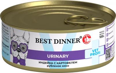Urinary влажный корм для собак, профилактика МКБ, индейка с картофелем – фото 2