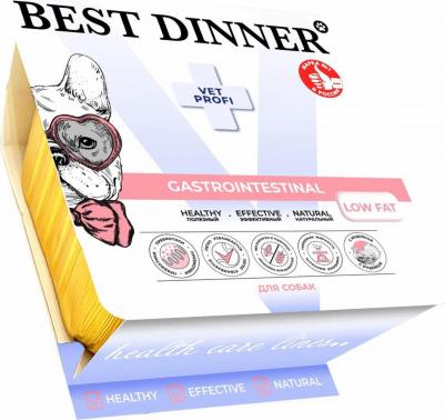 Влажный корм для собак Vet Profi Gastrointestinal, паштет с индейкой 100гр