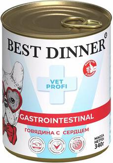 Влажный корм Exclusive Gastro Intestinal Говядина и сердце для щенков 340 г – фото 15