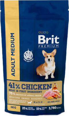 Сухой корм для собак Adult Medium Курица 3кг – фото 3