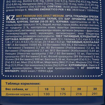 Сухой корм для собак Adult Medium Курица 3кг – фото 12