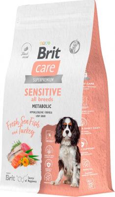 Сухой корм для собак Adult Sensitive Metabolic с морской рыбой и индейкой, 1.5кг – фото 2