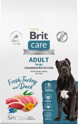 Сухой корм для собак крупных пород Dog Adult Large Chondroprotectors, здоровье костей и суставов, с индейкой и уткой 12 кг – фото 14