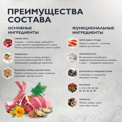 Сухой корм для собак крупных пород Dog Adult Large Chondroprotectors, здоровье костей и суставов, с индейкой и уткой 12 кг – фото 16