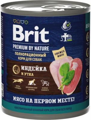 Влажный корм для собак by Nature с индейкой и уткой 850г