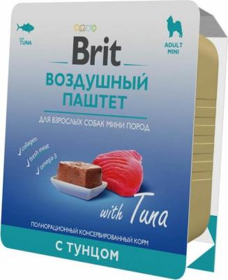 Воздушный паштет для взрослых собак мелких пород с тунцом - 100 г х 14 шт – фото 1