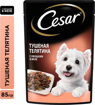 пауч для собак (Тушеная телятина с овощами, 85 г.) – фото 8
