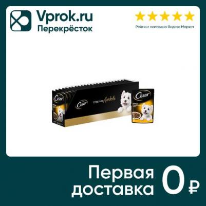 Влажный корм для взрослых собак с курицей и зелеными овощами в соусе 85г – фото 16