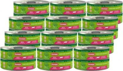 Консервы для щенков, мясное ассорти с языком, 100г – фото 4