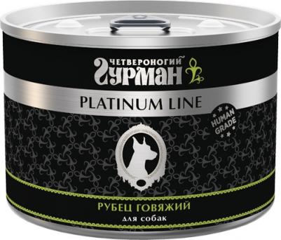 Консервы Platinum Line рубец в желе изысканное лакомство для собак 240г