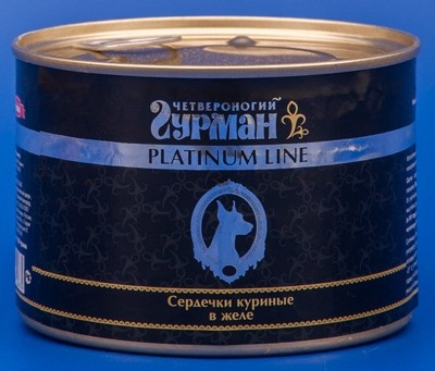 Консервы Platinum Line сердечки куриные в желе изысканное лакомство для собак 500г – фото 2