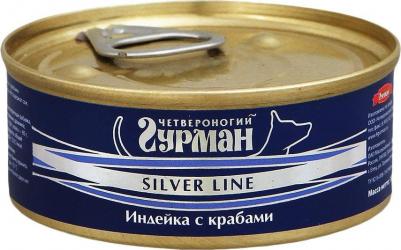 Консервы Silver Line кролик с крабами для собак 100г – фото 11