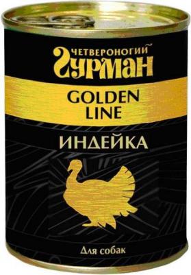 Влажный корм для собак Golden line Индейка натуральная 0,34 кг – фото 9