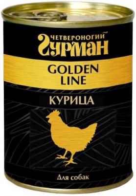 Влажный корм для собак Golden line Курица натуральная 0,34 кг – фото 15