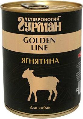 Влажный корм для собак Golden line Ягнятина натуральная 0,34 кг – фото 16
