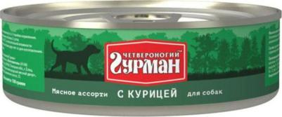 Влажный корм для собак Мясное ассорти с курицей 0,1 кг – фото 11