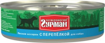 Влажный корм для собак Мясное ассорти с перепелкой 0,34 кг – фото 8