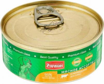 Влажный корм для собак Мясное ассорти с потрошками 0,1 кг – фото 18