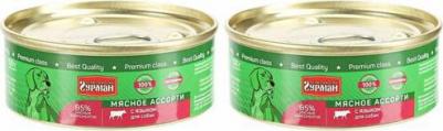 Влажный корм для собак Мясное ассорти с языком 0,1 кг – фото 6