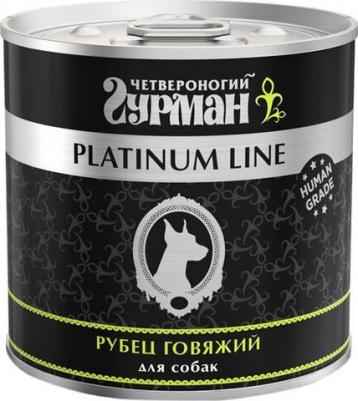 Влажный корм для собак Platinum line, рубец говяжий в желе, 525г – фото 6