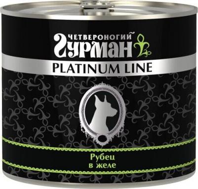 Влажный корм для собак Platinum line, рубец говяжий в желе, 525г