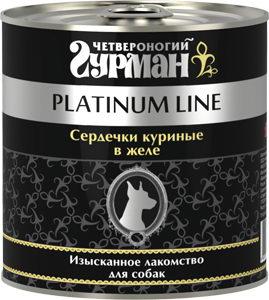 Влажный корм для собак Platinum line, сердечки куриные, 6шт по 525г – фото 3