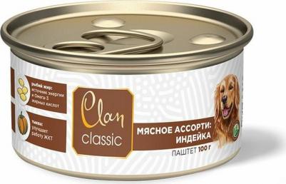 Консервы Classic для собак мясное ассорти с индейкой 100 г 130.4.022 – фото 6