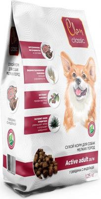 Корм сухой Classic Active-25/16 мясное ассорти говядина индейка для собак 1.25 кг