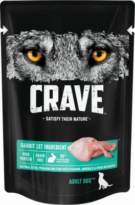 Корм для собак Кролик пауч 85г