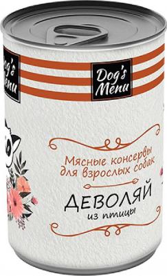 Консервы Деволяй из птицы для взрослых собак 750г – фото 4