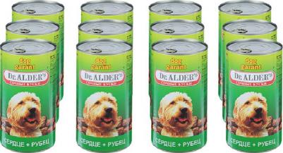 Dog Garant полнорационный влажный корм для собак, с сердцем и рубцом, кусочки в соусе, в консервах - 1230 г – фото 1