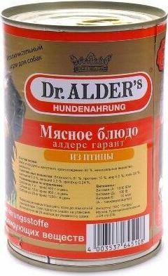 Консервы Мясное блюдо алдерс гарант из птицы для собак 750г (7739) – фото 13
