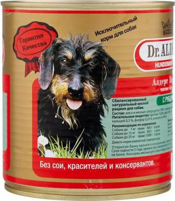 Консервы Мясное блюдо алдерс гарант из рубца для собак 750г (7740 )