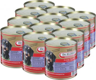 Консервы Мясное блюдо алдерс гарант из ягнёнка для собак 750г (7741) – фото 1