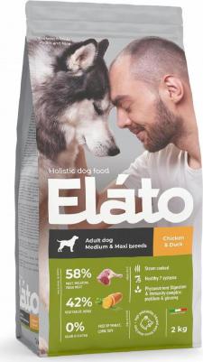 Корм для собак Holistic для средних и крупных пород, курица с уткой сух. 8кг – фото 1