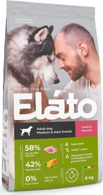 Сухой корм для взрослых собак средних и крупных пород Holistic с с ягненком и олениной 1 уп. х 8000 г – фото 5